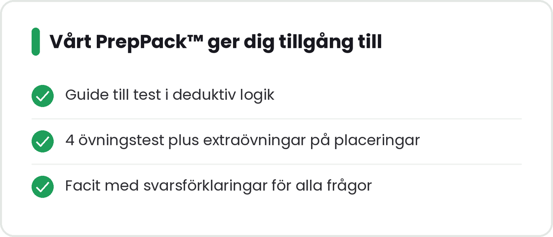 Deduktiv logik preppack