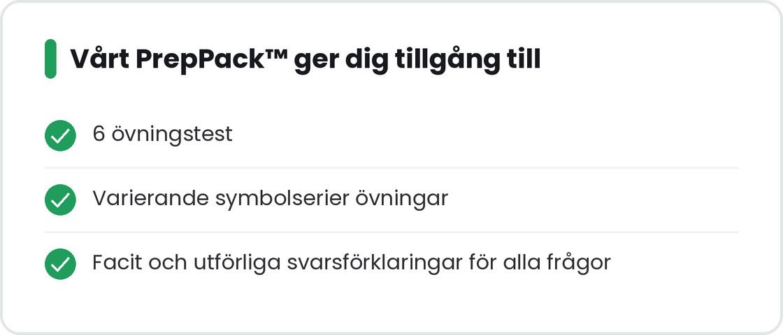 Preppack symbolserier