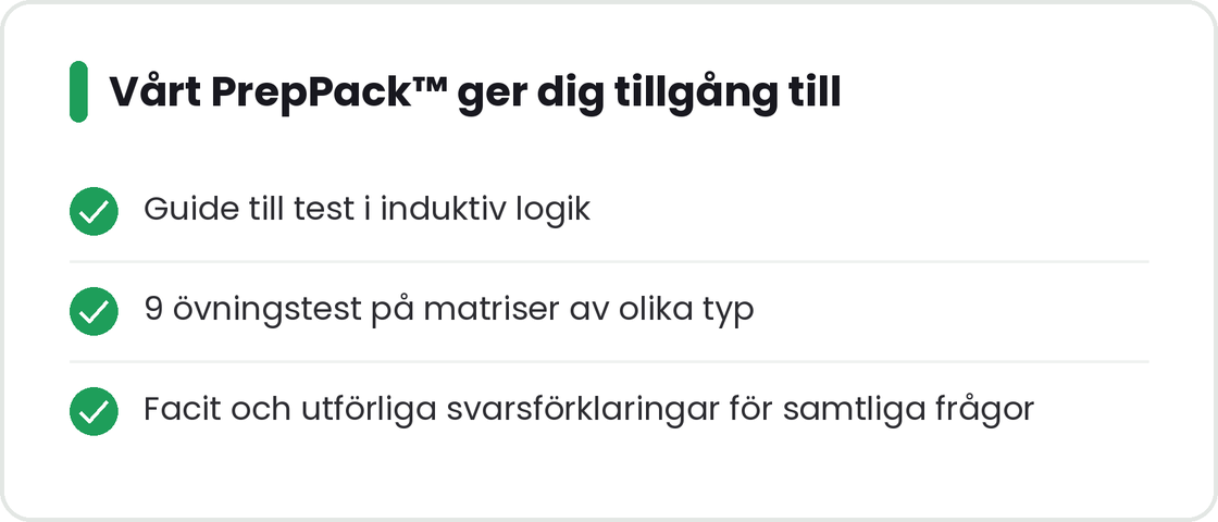 Preppack matriser