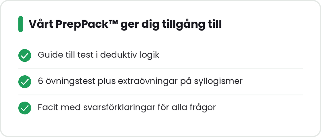 Preppack syllogismer