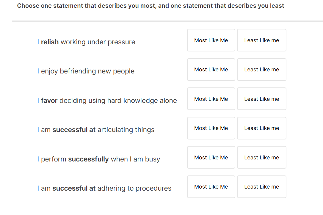 Saville Wave frågor 2